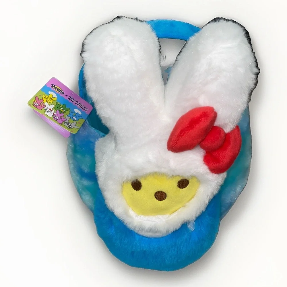 Peeps x Hello Kitty & Friends Plush Easter Basket Blue NWT Sanrio Cute